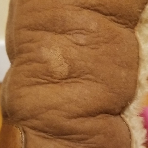 Born winter snow Boots camel brown fur size six 6 - Picture 7 of 11